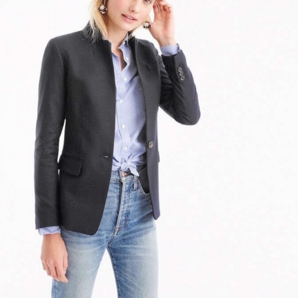 J Crew Regent Blazer in Charcoal
